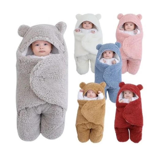 [Dunes Cart] Super Soft & Comfortable Baby Swaddle | Newborn Baby Blanket & Baby Wraps Sleeping Bag Envelope baby For 0-6 Months Older - Size 13 x 28 Inches | Export Quality Stuff