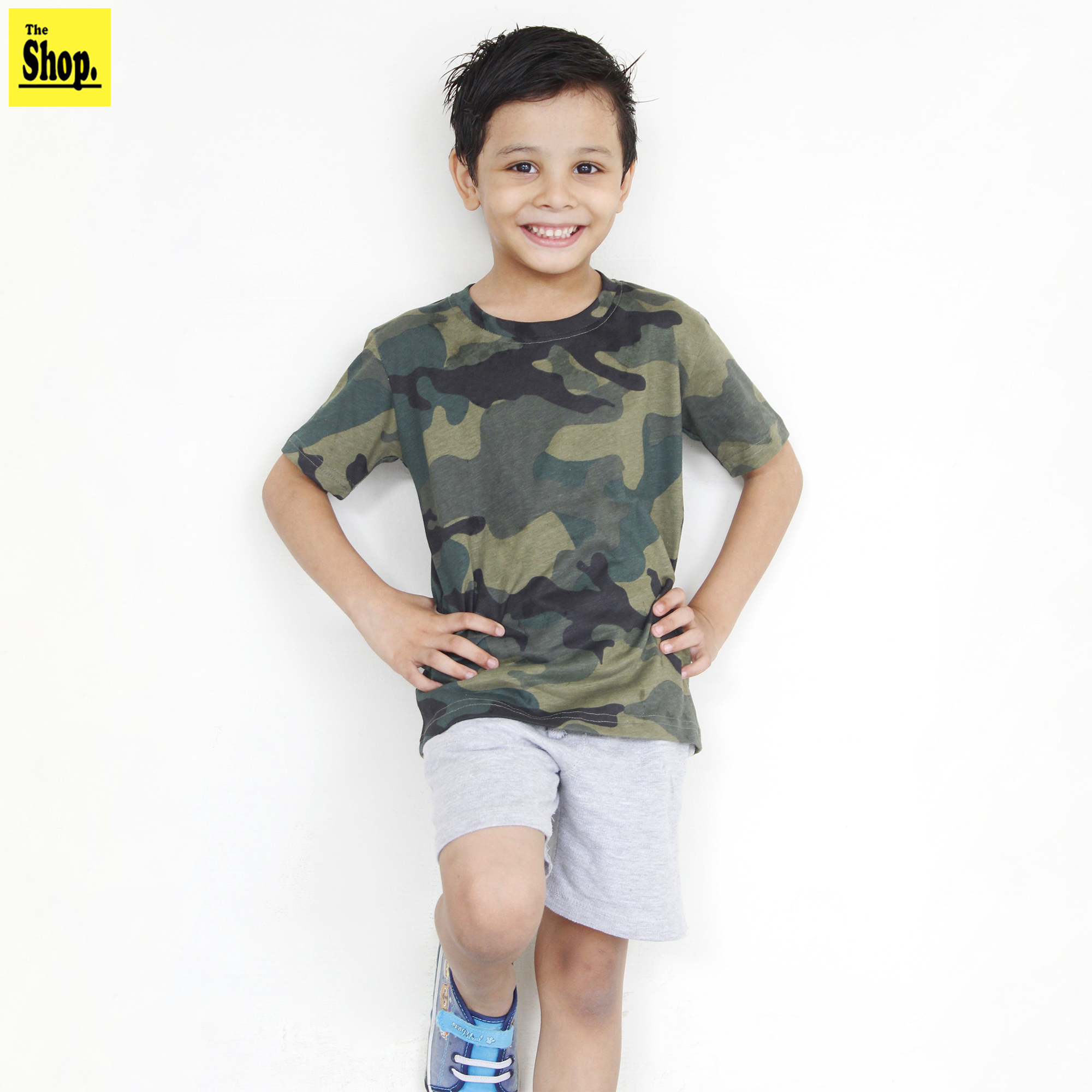 The Shop - Basic Round Neck Half Sleeves T-Shirt For Boys & Girls Kids, 1 Year To 14 Years  - RN-HS1