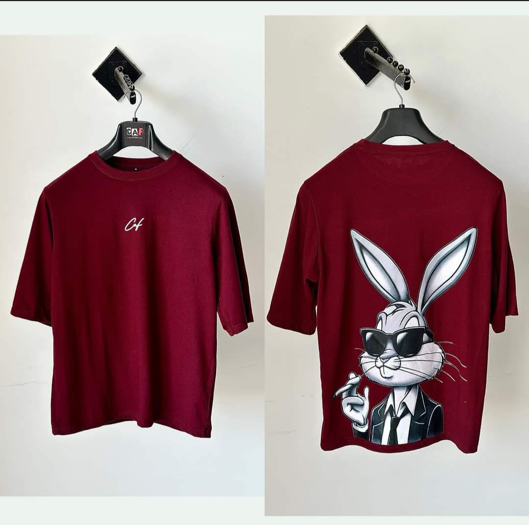 Trendy RABBIT Printed T-Shirt New Design For Men and Boys