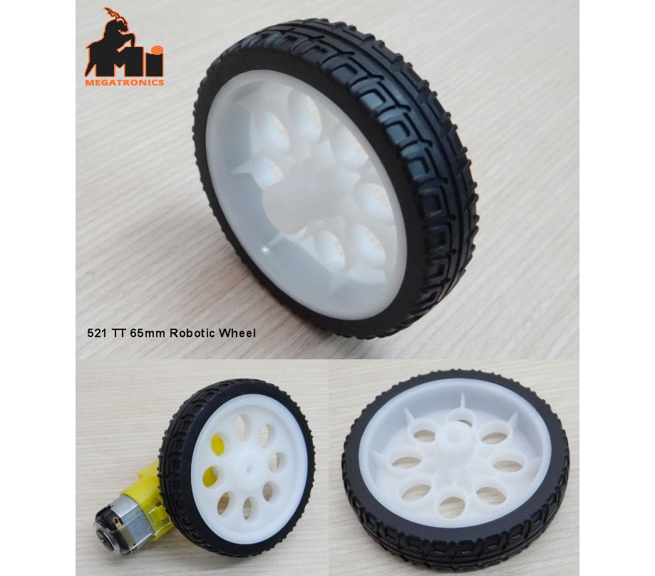 521 65mm Rubber Wheel tyre tire Robot Tire TT tyre Robot Smart Car Platform