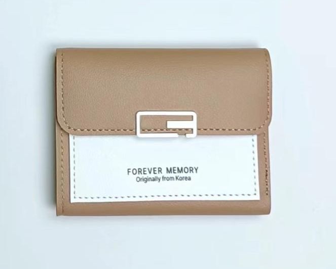 Fancy Small Hand Clutch for Girls, Compact PU Fabric with 7 Card Slots, Button Closure, Trendy Design