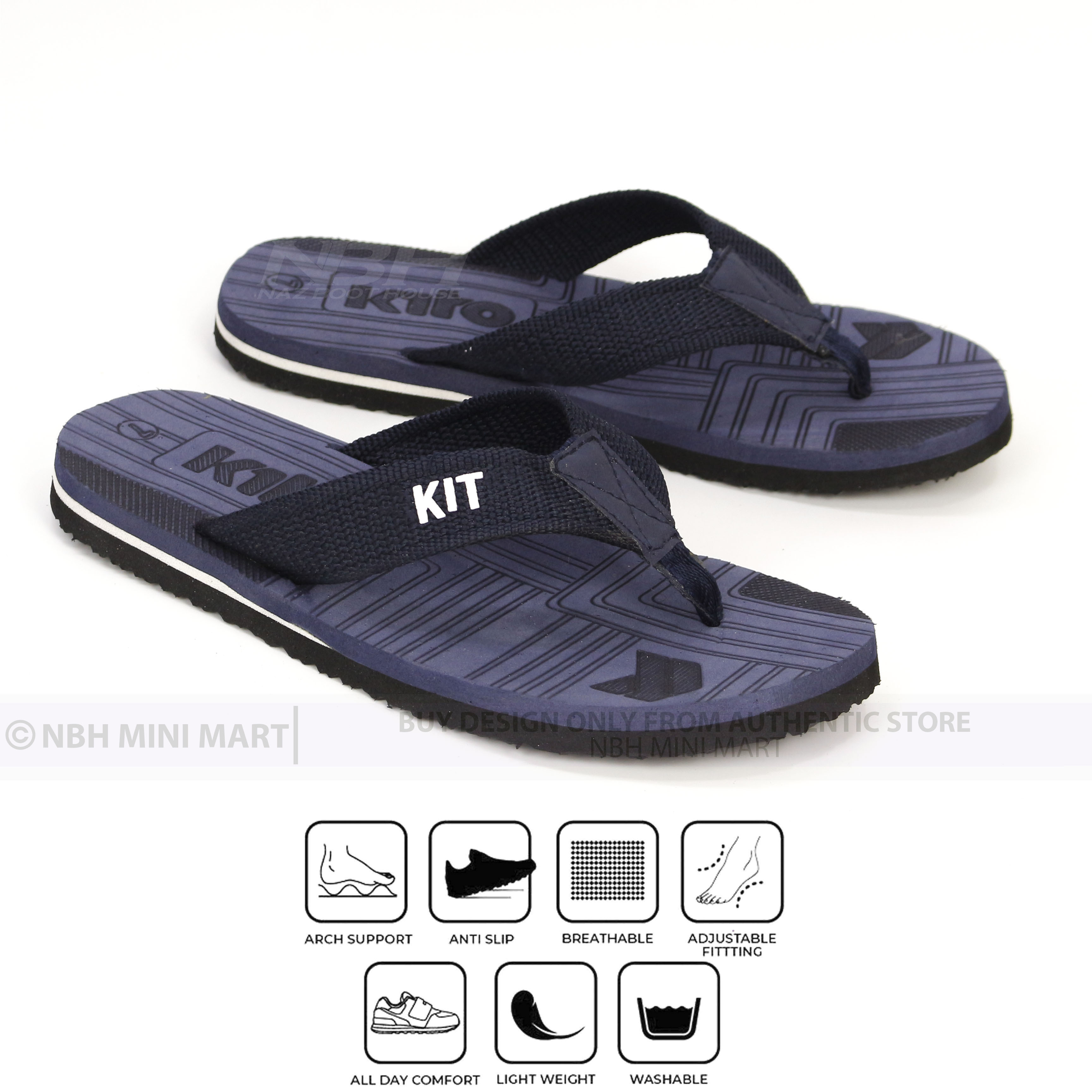 Slippers For Men - Non Slip Flip Flops For Boys - Comfortable And Lightweight Chappals for Men - Slippers For Boys - Perfect Gift For Boys