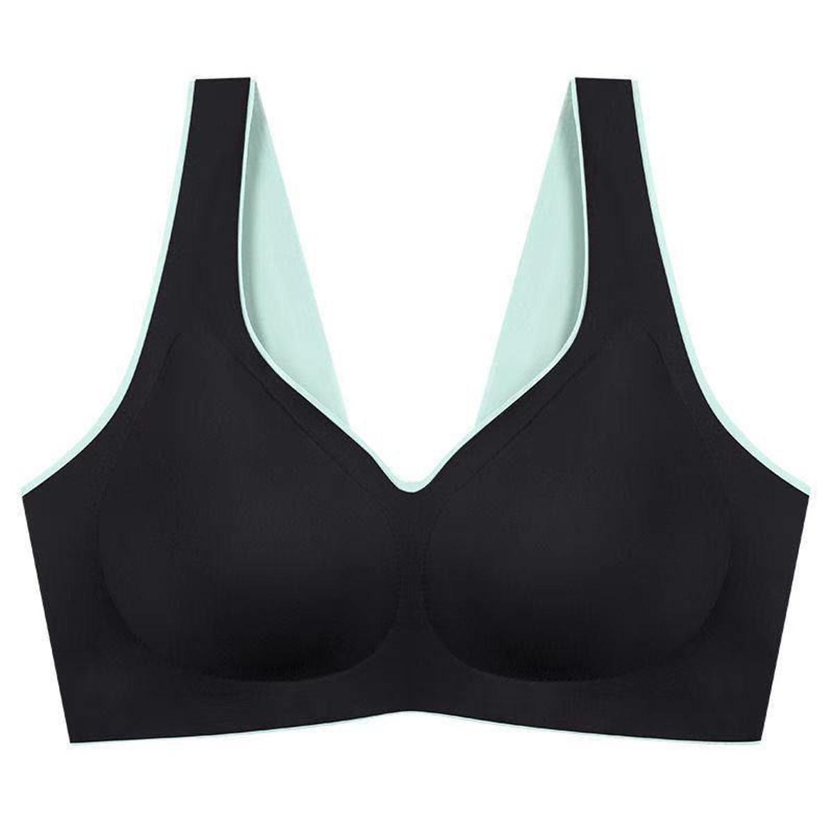 Gathered Breathable Bra Without Rims Bra Full cup Bra Push up Bra