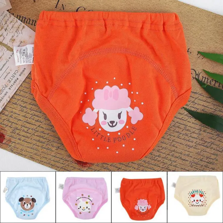 NYT 4Pc / Baby Training Pants Potty Training Underwear Toddlers Boys Rls  Cartoon Cute 4-Layer Waterproof Diapers