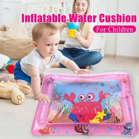 Inflatable Tummy Time Mat, Premium Baby Water Play Mat for Infants and Toddlers for 3 to 24 Months, Strengthen Your Baby's Muscles Water mat