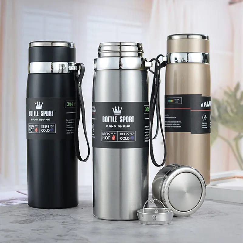 mported Original 1000ml Stainless Steel Cold & Hot Water Bottle for Boys Girls & Kids , Sports & Gym | Thermos Flask | (1 Liters)