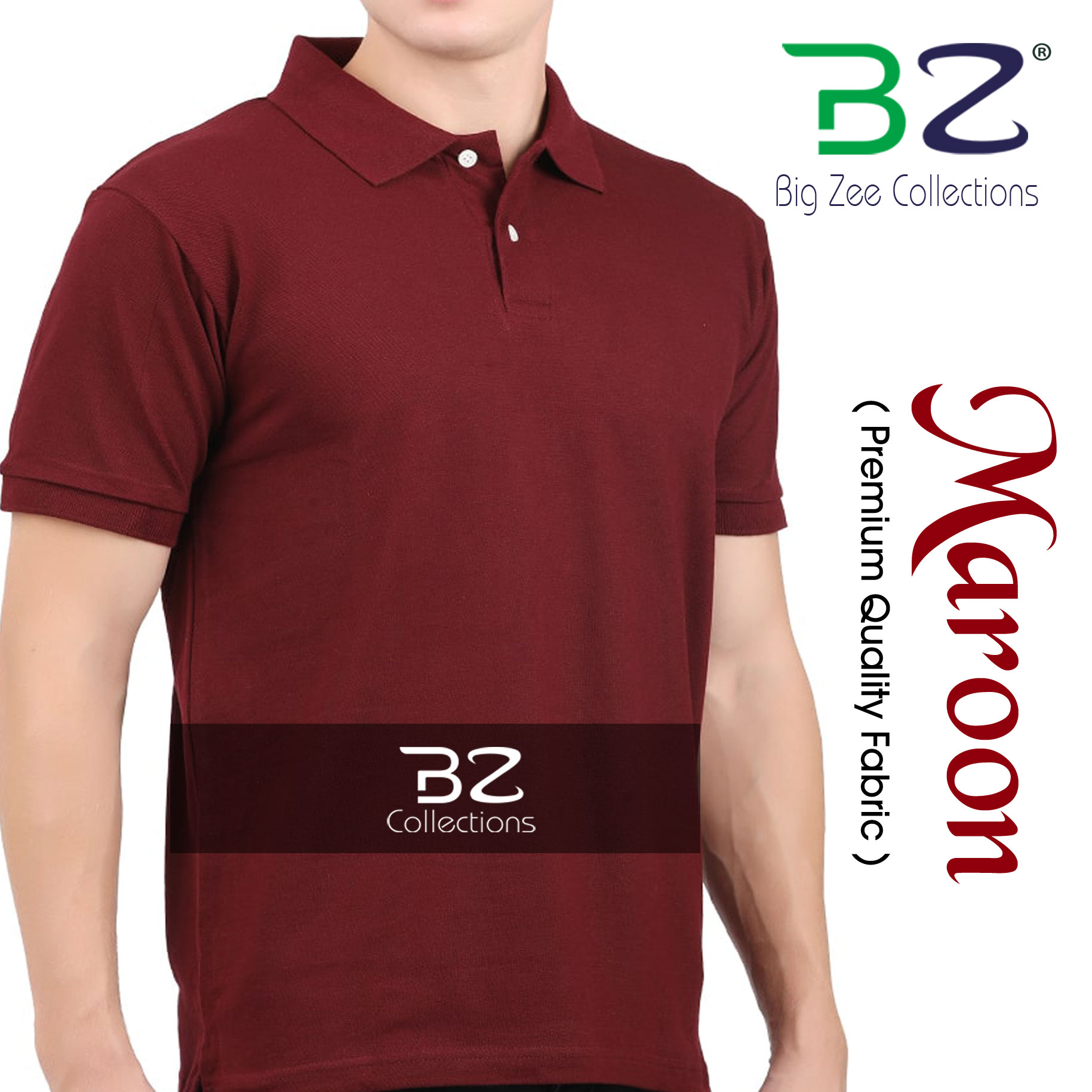 Polo shirt 2024 merah maroon