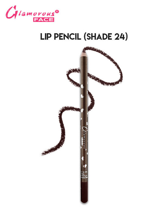 Glamorous Face Lip Pencil | Lip Liner , Powdery Matte , Kiss Proof , Soft Lip And Eye Liner Pencil