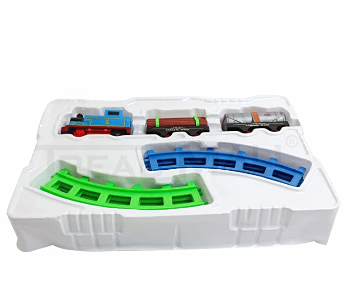 Thomas and Friends Cartoon Toy Train Track Set with Sound for Kids - 11 Pcs