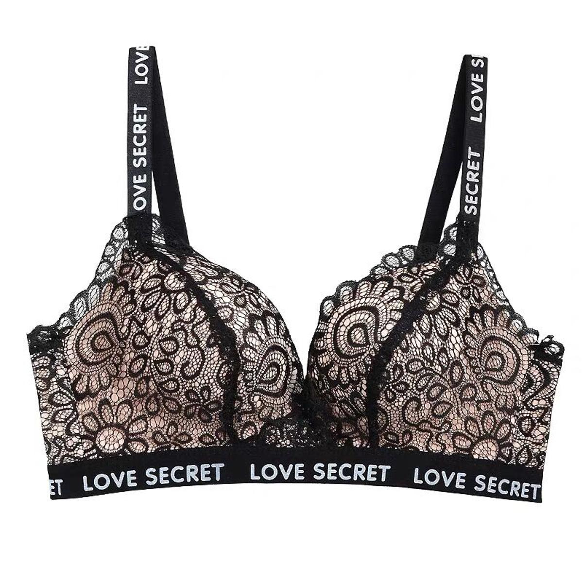 OIMG Korean Style Love Secret Fashion Style Lace Confortable Push