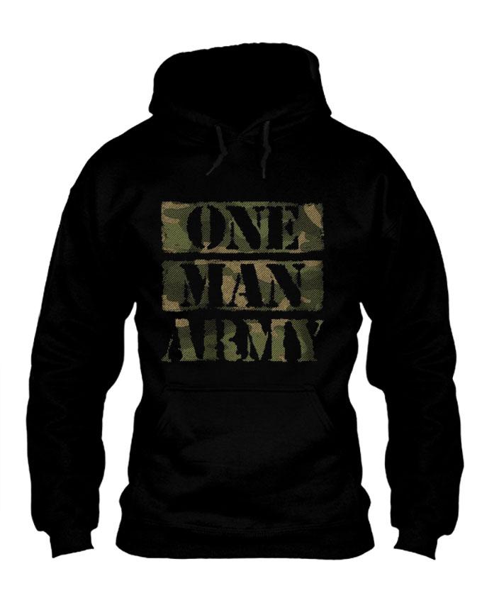 one man army hoodie