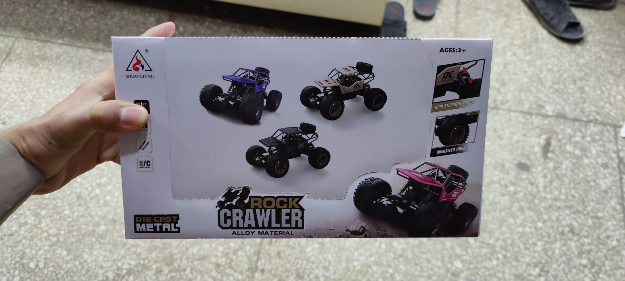 Rock Crawler Electric RC Vehicle Alloyed Remote Control Toy Car For Kids & Boys