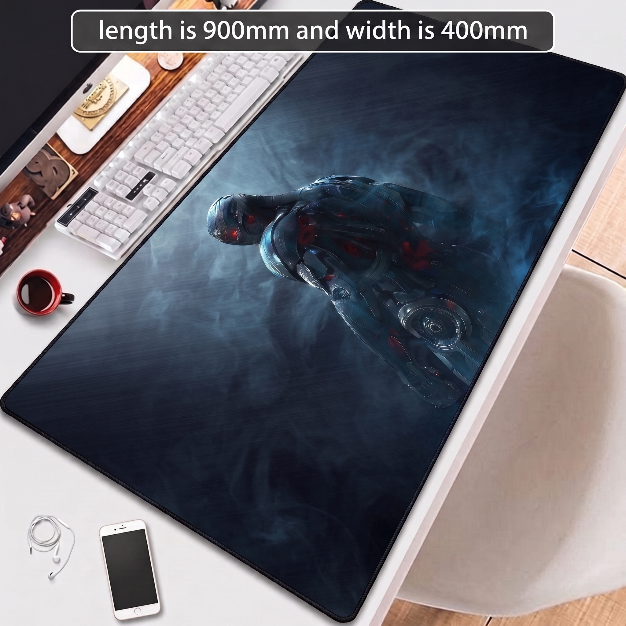 SIXZO Ultron Design Gaming Mousepad for Games & Office Use Mouse pad Water-Proof And Anti-Slip