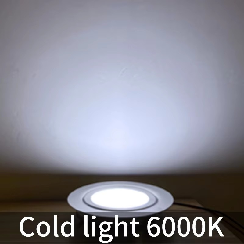 10 Or 20 Pack 1W LED Recessed Downlights - 12V, IP65 Waterproof, 3 Color Temps