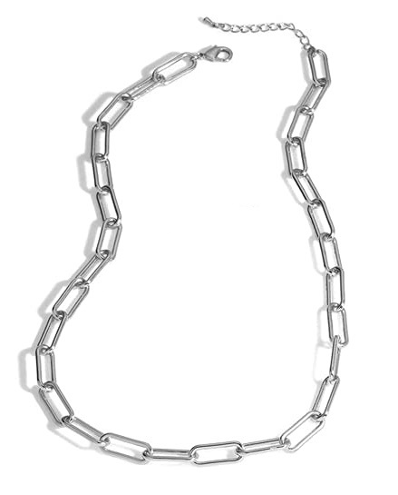 High Quality Sterling Silver Chunky Pendant Necklace For Women/Girls With Free Bracelet
