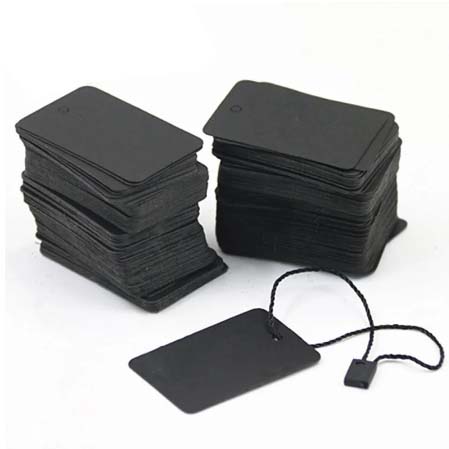 50pcs, Square Small Tags Single Hole Hang Card Price Hang Card For Necklace Bracelet Handmade Jewelry Detail Display, Jewelry Making Display & Packaging Supplies