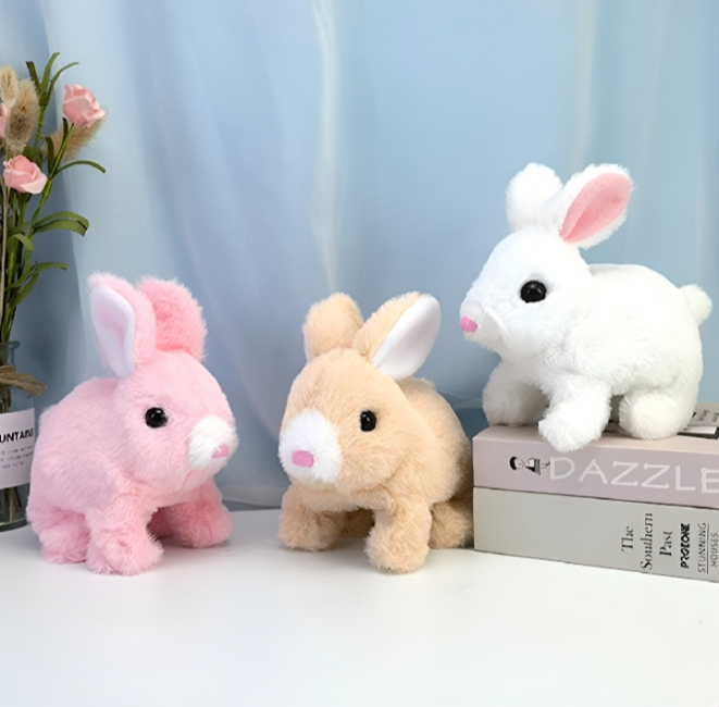 Realistic Plush Simulation Smart Dog Children Toy Can Walking And Call Electric Plush Robot Pet Dog Toddler Christmas Gift
