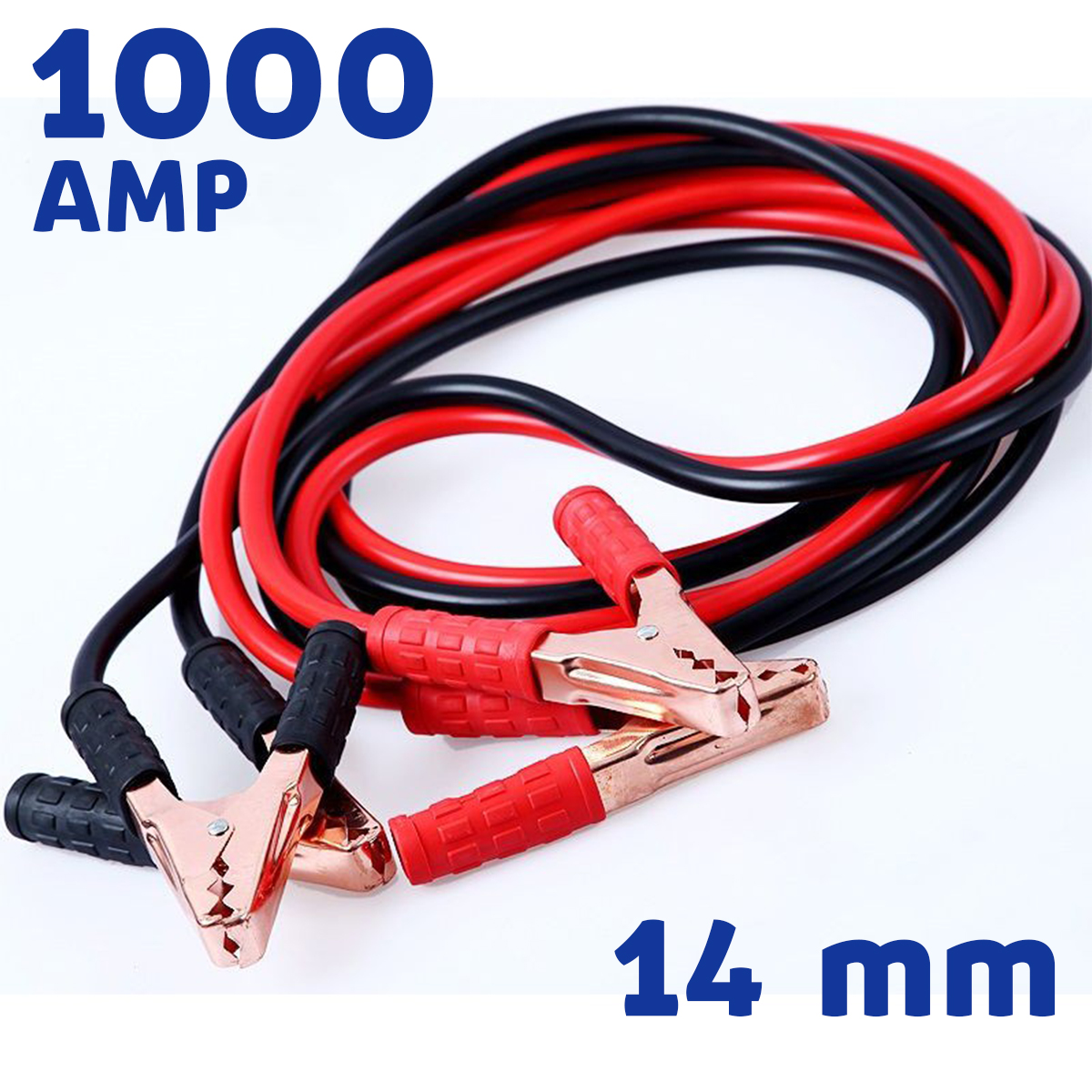 High-Quality 1000A Car Jump Starter Cable Booster Charger with 14mm Connectors - New