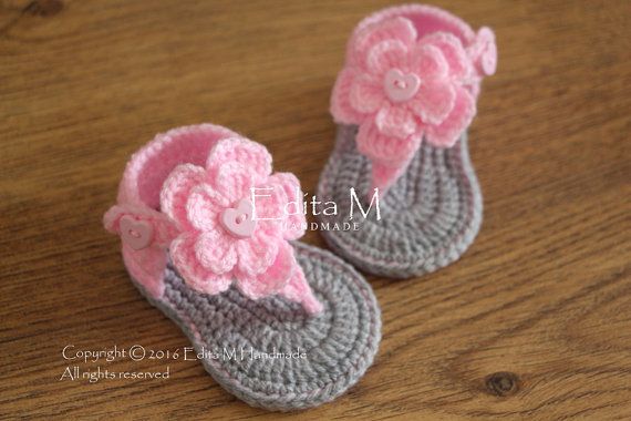 Zapatitos Sandalias Tejidas Para NiÃ±as Grandes Chanclas De