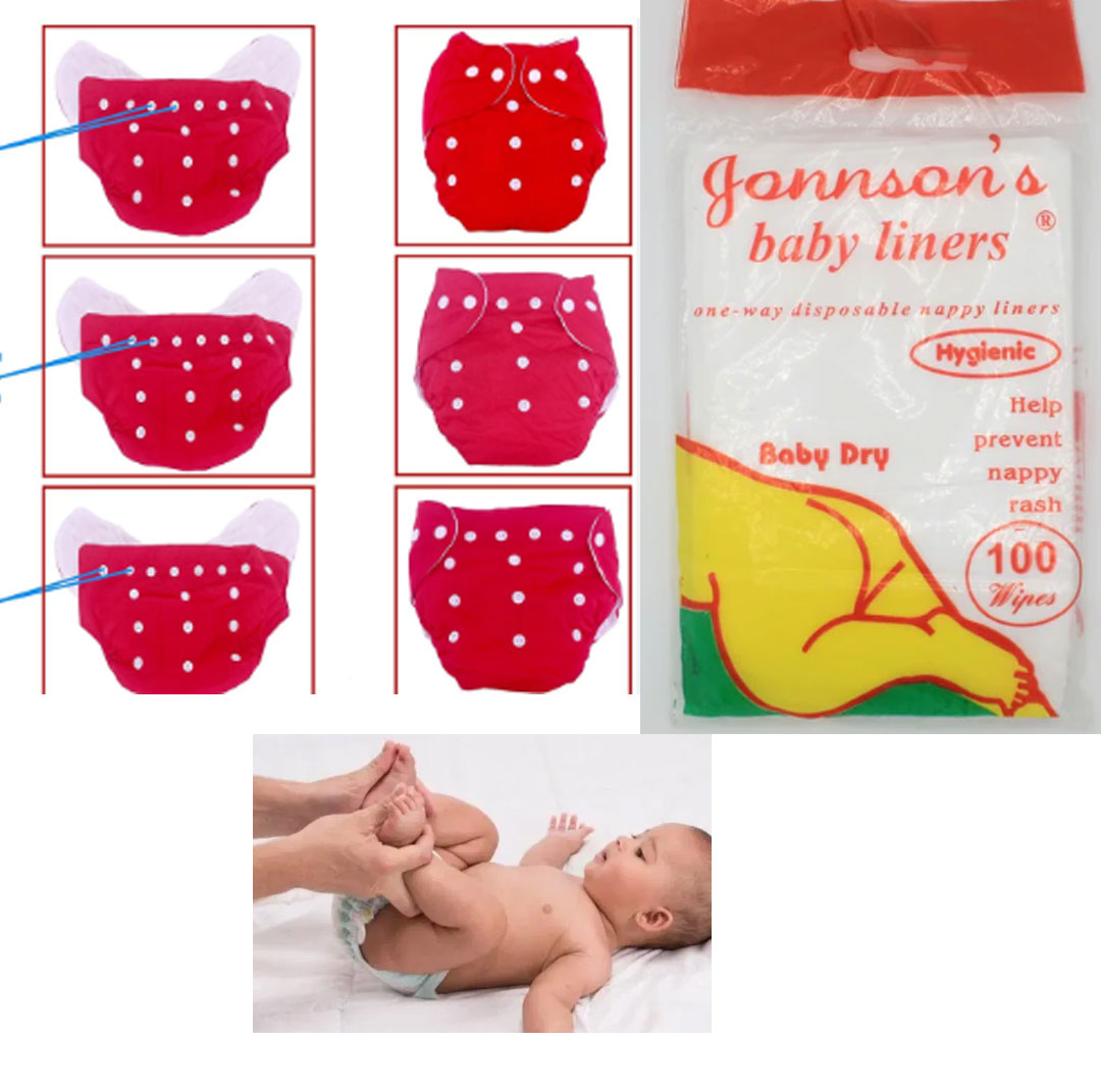 Washable baby Cloth Diapers nappy Adjustable Reusable for Baby Kids Boys Girls 0-36 month