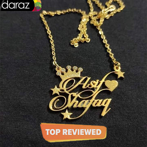 24K Gold Plated Name Locket For Girls 