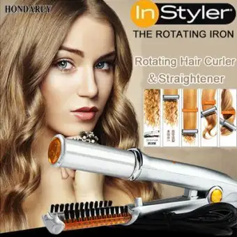 rotating iron hair styler