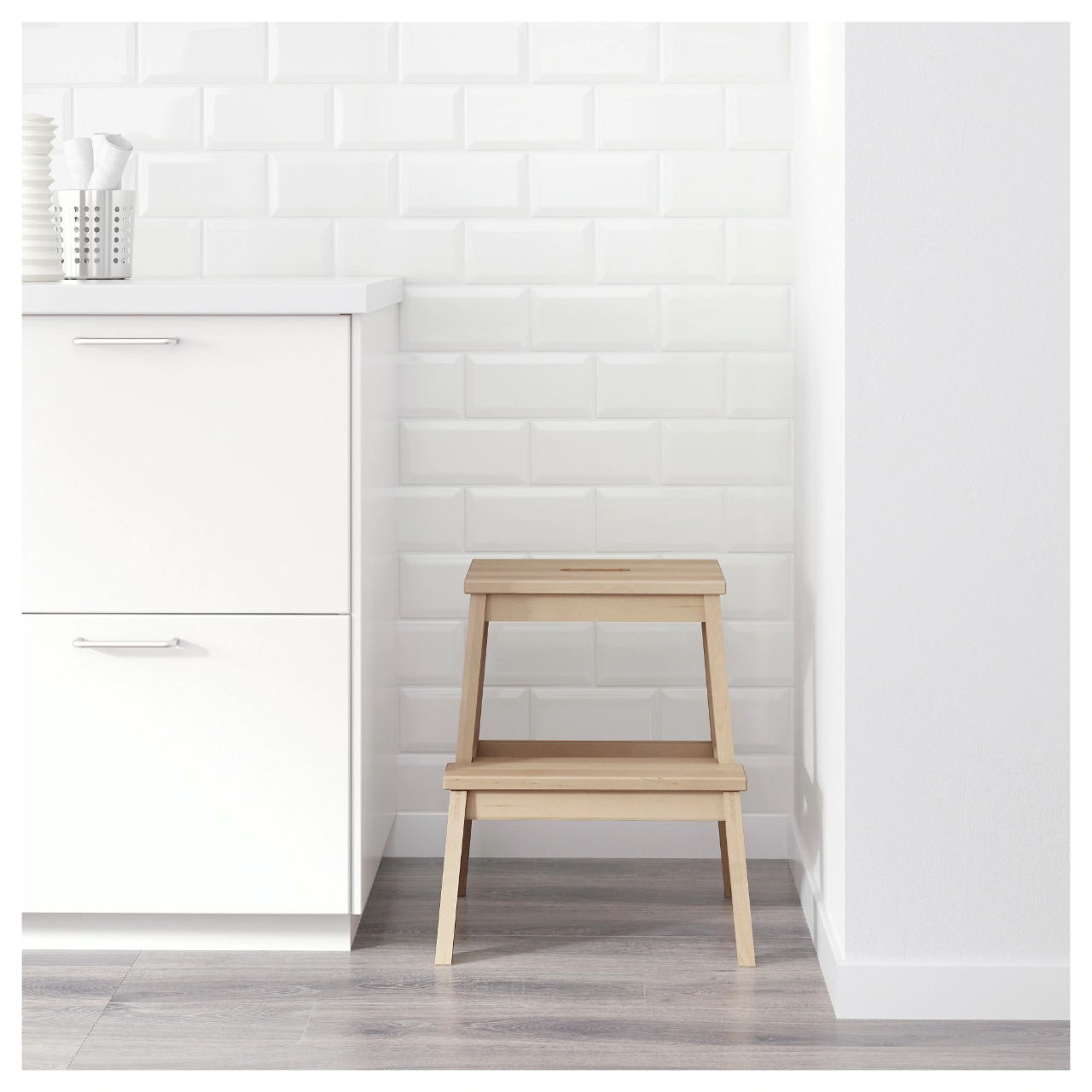 birch step stool