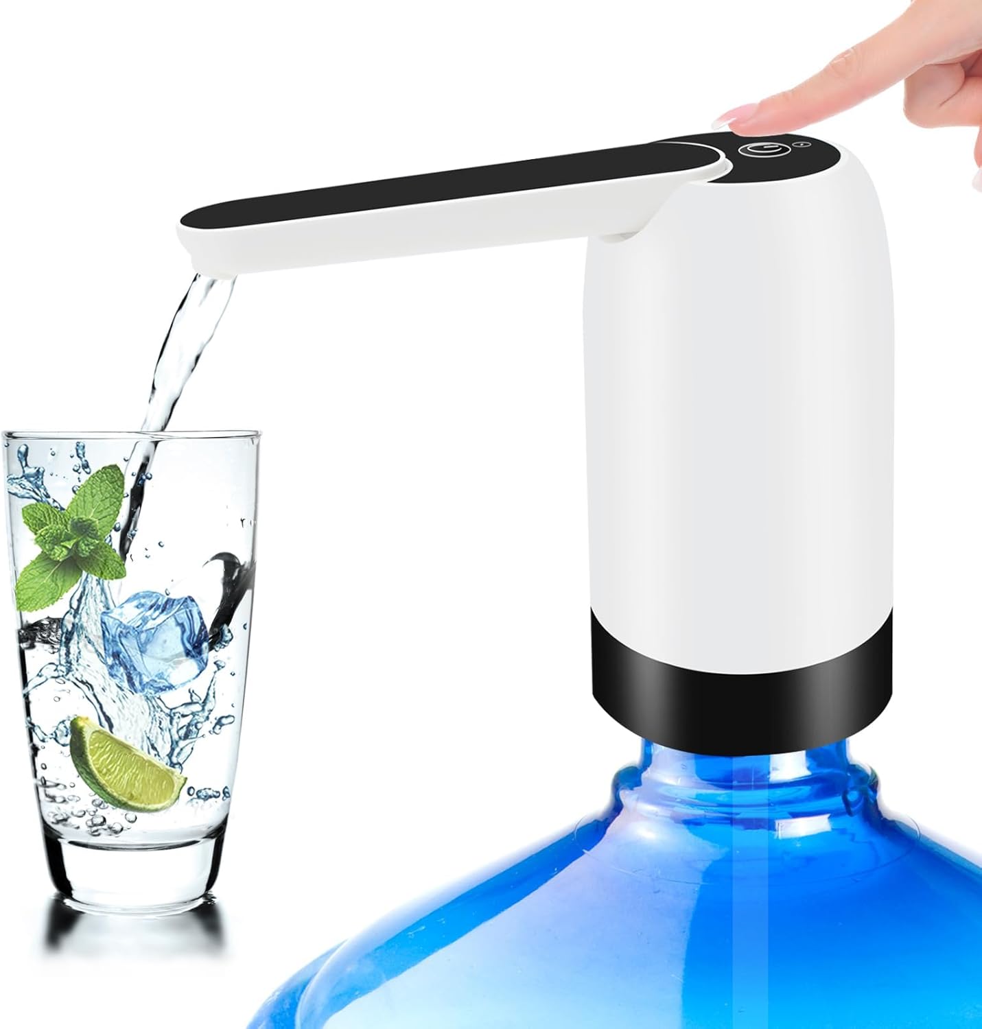 Wireless Automatic Electric Water Dispenser USB Rechargeable Pump Water ...