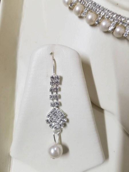 Crystal Silver Jewellery Set For Women Fashion