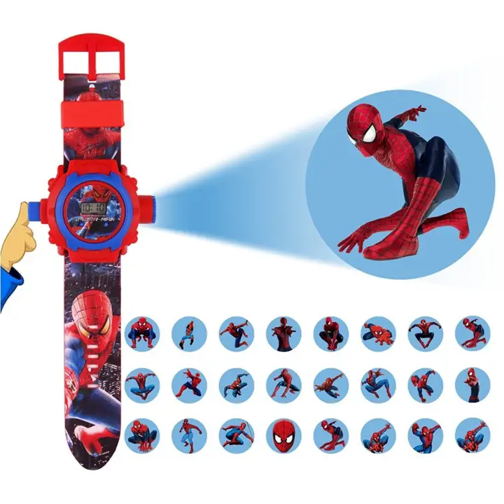 spider man digital watch