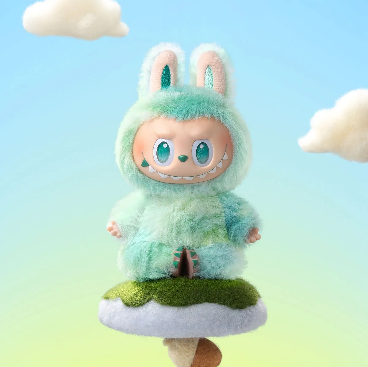Labubu Doll Blind Box v3 Big Into Energy | 7inches / 17cm Original Size Pop Mart Labubu Dolls Toy Key Chain Labubu Plushie Monster | Labubu Big Into Energy Collection with Hanging Loop