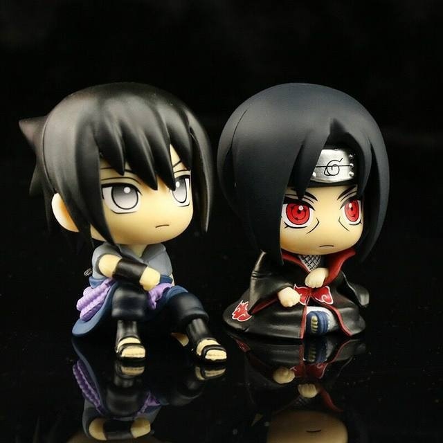 8cm New Naruto Anime Figure Model Sasuke & & Kakashi & Itachi Action Figure for Kid Children Gifts Character