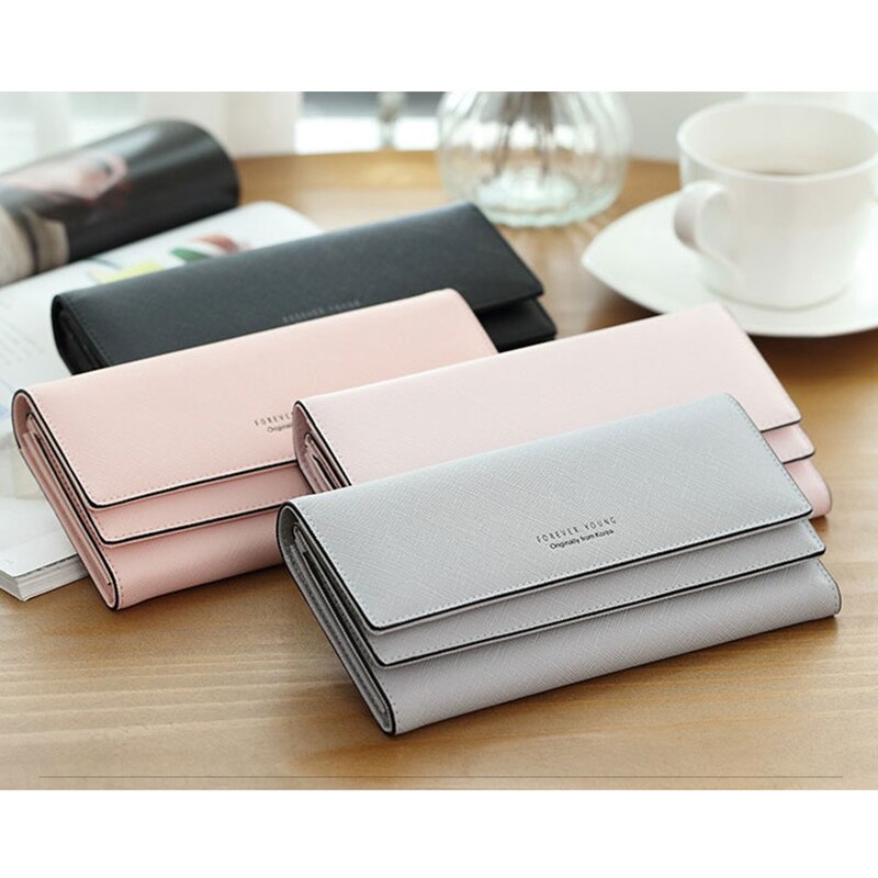 Fashion Wallets Short Wallets Trifold Wallets Clutch Purses PU Leather Hand Bags Large Capacity Card Holders Coin Purses