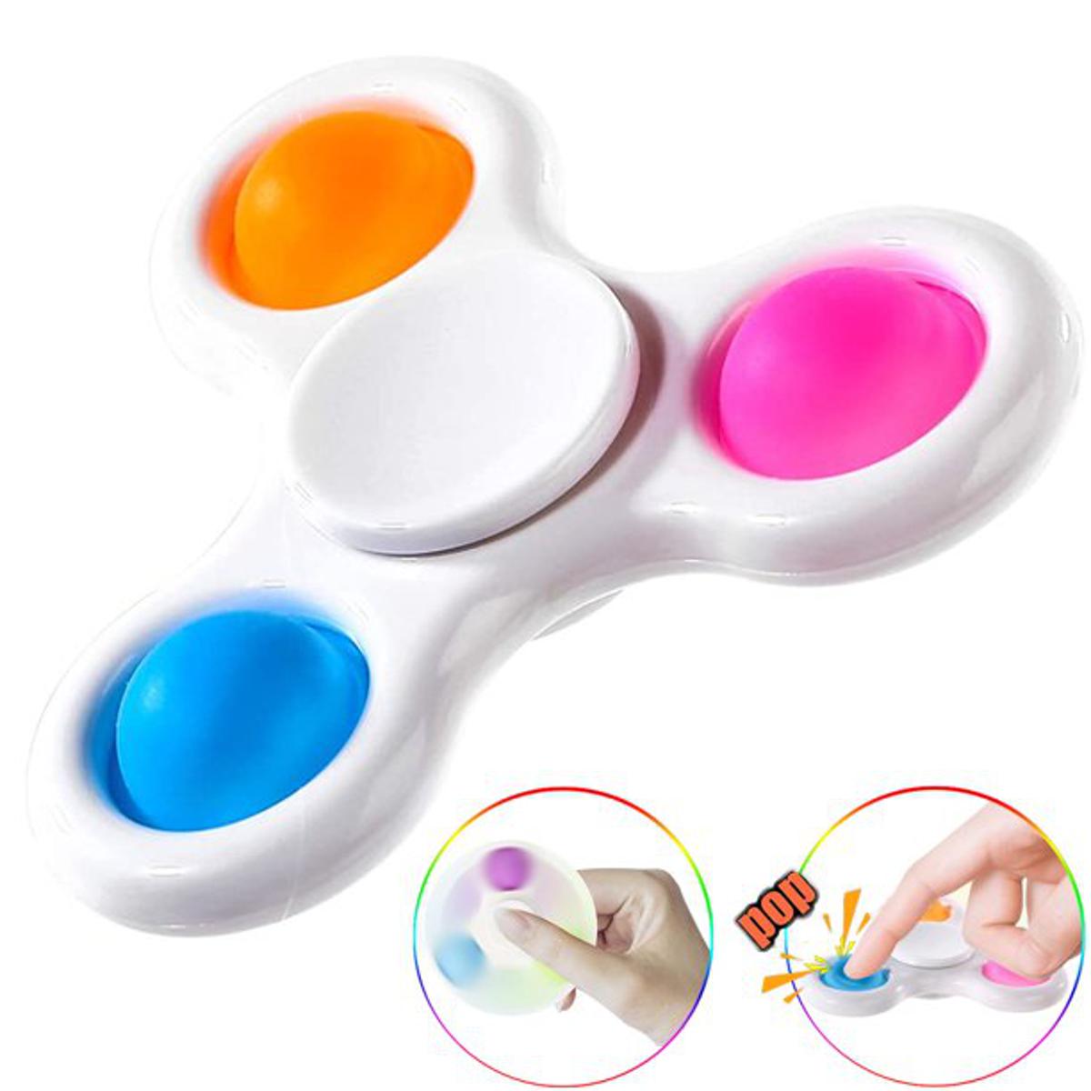 New Fidget Spinner Pop Toys Anti Stress Spinning Adult Kids Funny Flip Finger Toys Fidget Toys Stress Relief Kid Gift