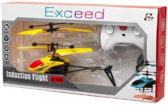 Remote Control Helicopter - Fun with LED Lights & Palm Control Kids