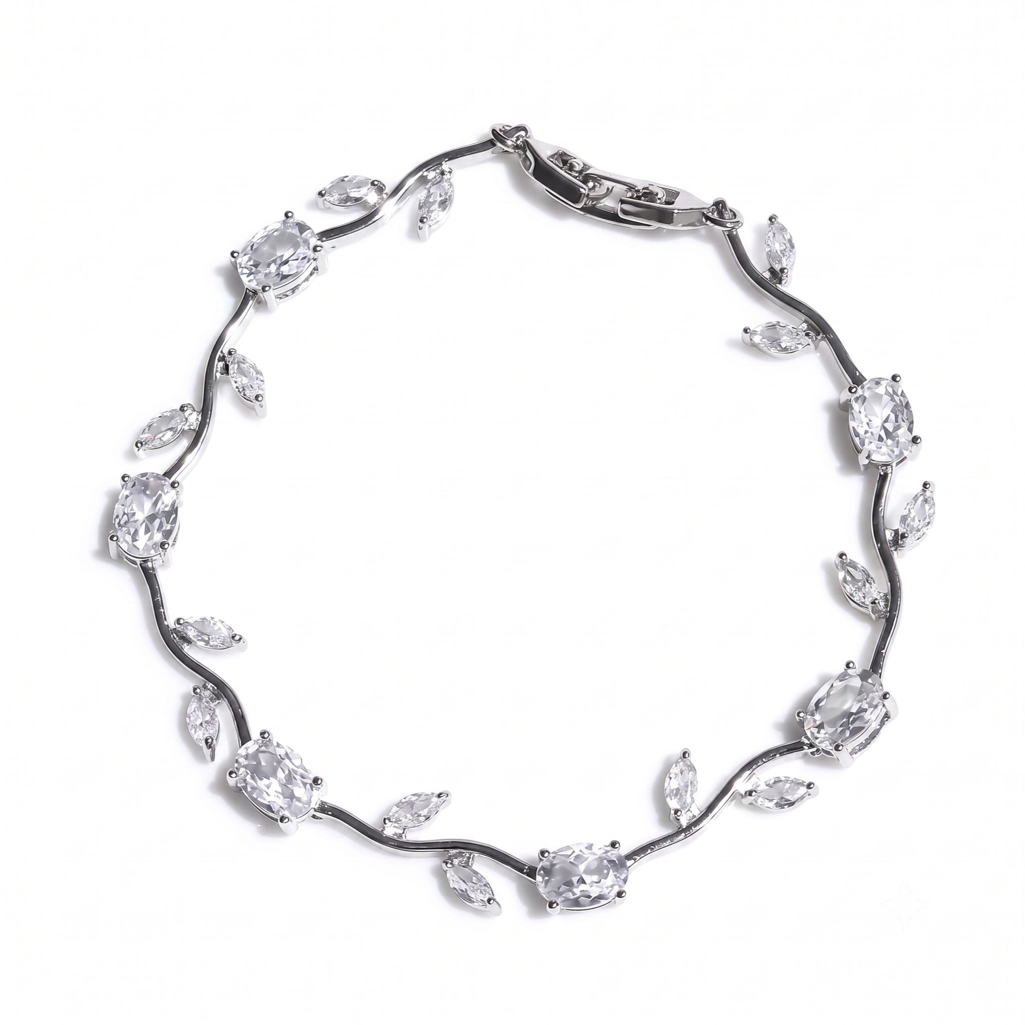 Tulip Bracelet for Girls & Women, Elegant Flower Charm Bracelet, Korean Style Jewelry, Tulip Hand Bracelet for Women, Fashion Floral Charm Jewelry Gift, Tulip Flower Bracelet, Premium Flower Bracelet for Girls