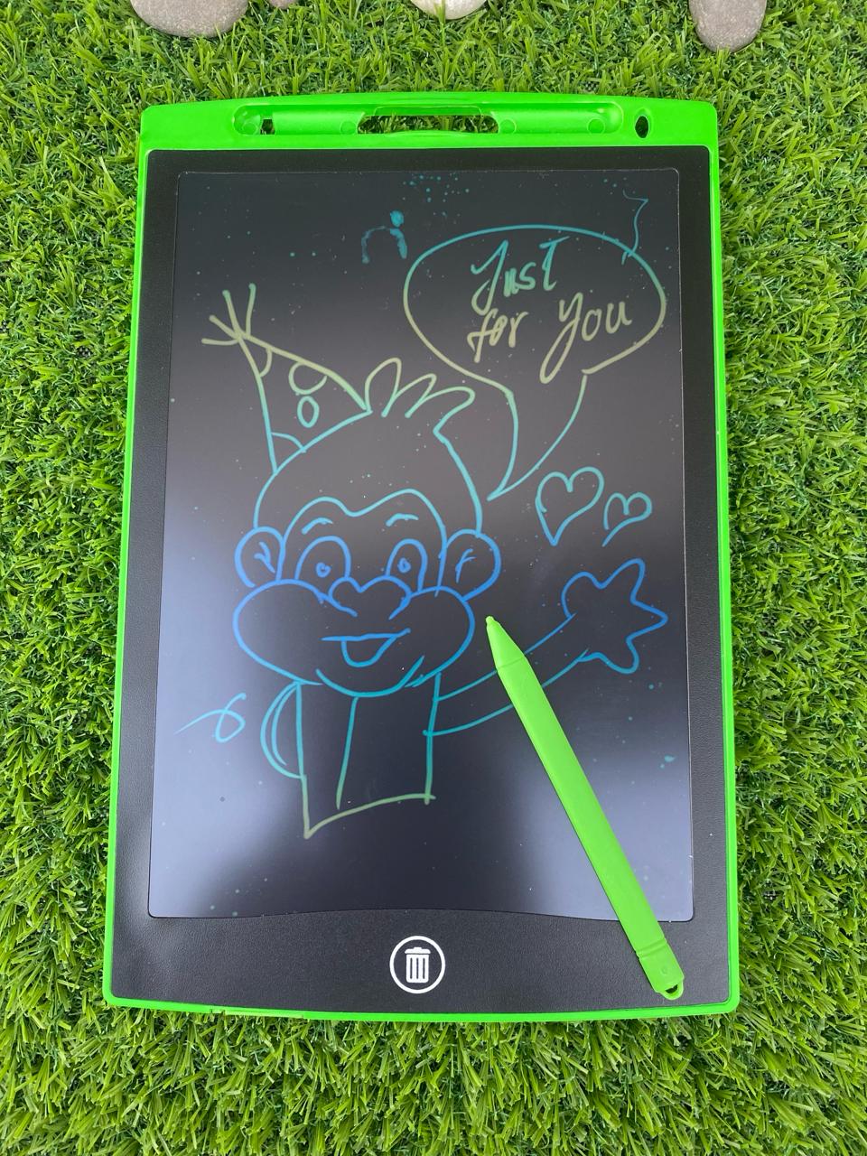 Kids Multi color LCD Writing Tablet - Reusable Doodle Pad Digital Drawing Board, 6.5/8.5/10/12 Inch, Touch Erase, Eco-Friendly Learning & Writing Board, Portable & Lightweight, Fun & Educational Toy, Perfect Gift for Toddlers
