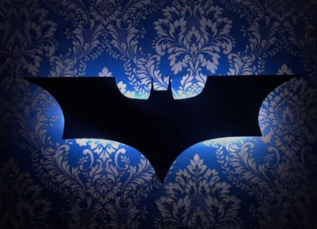 3D Batman Led Wall Lamp - Gaming WALL Decor - Gaming room decor - Color Black