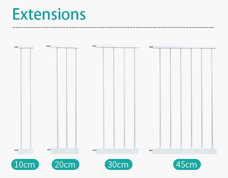 Kiddie Guard 3 Lock Baby Safety Gate 75Cm - 84Cm With Auto Lock For Babies Childrens &Amp; Kids