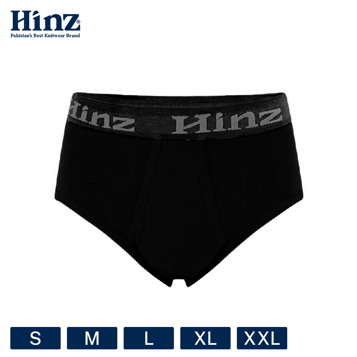 Hinz Signature Cotton Briefs for Men – 100% Combed Cotton Underwear, Soft Breathable Comfortable Daily Wear Men’s Briefs