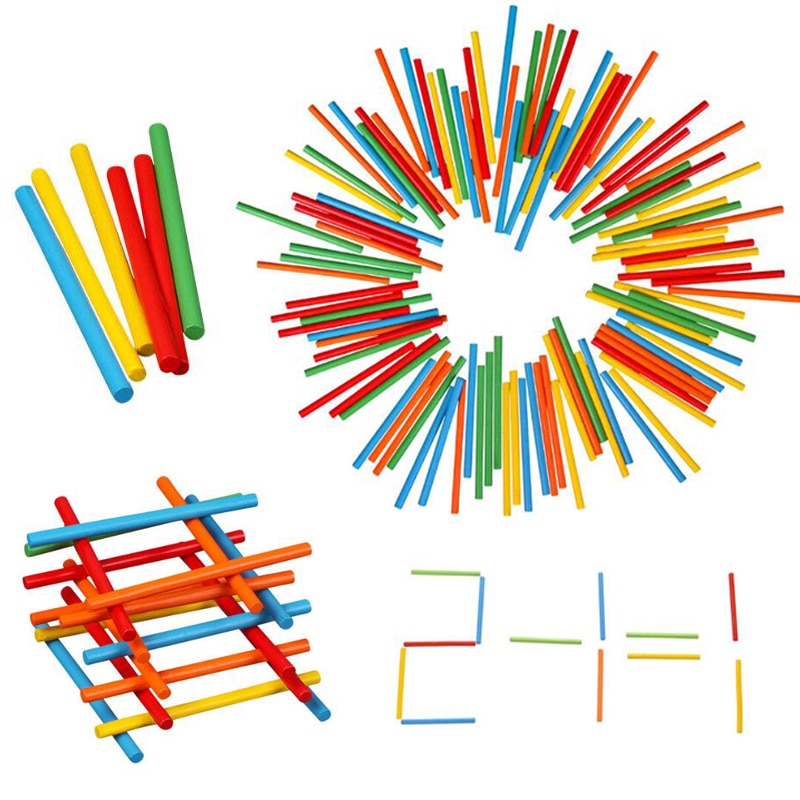 Wood Educational Number Math Calculate Game Toy Mathematics Puzzle Toys Kid Early Learning Counting Sticks Material Children