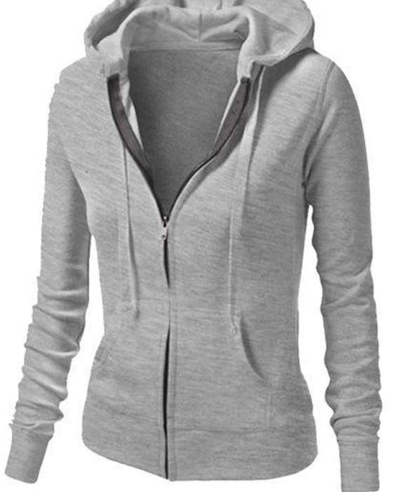 simple grey hoodie