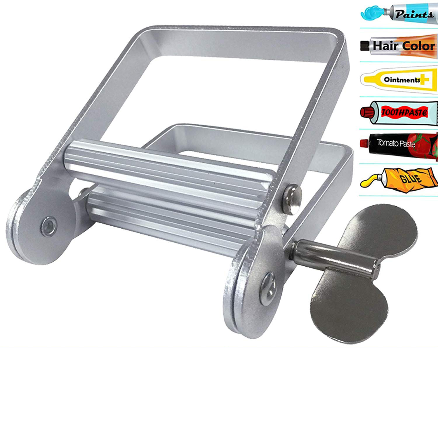 3 Pack Multi Purpose Tube Squeezer Dispenser Bathroom Toothpaste Holder