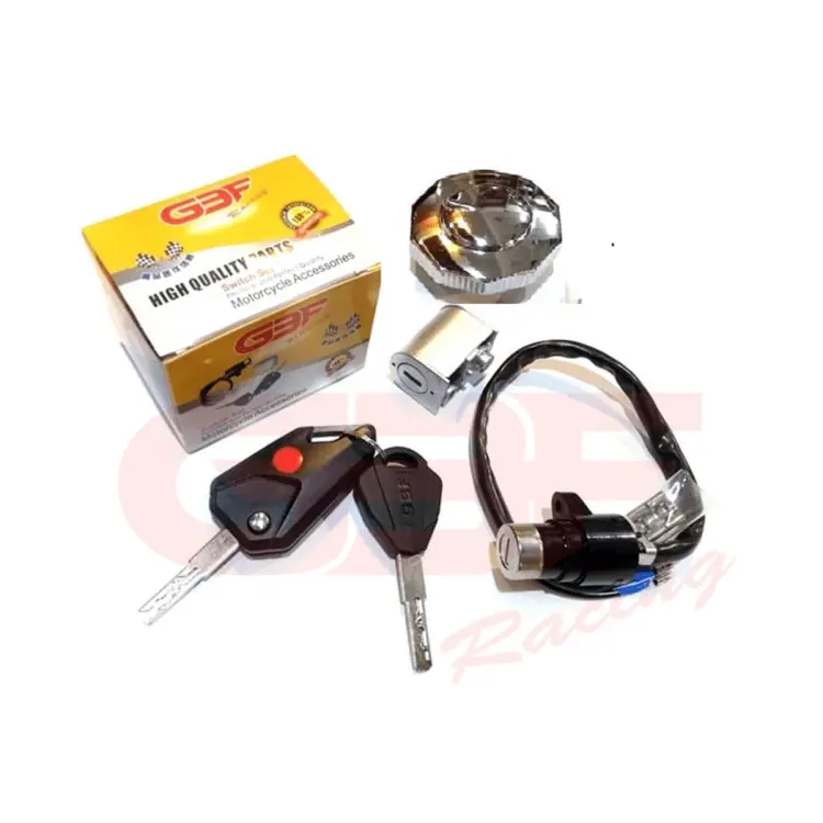 Motorcycle best sale lock set