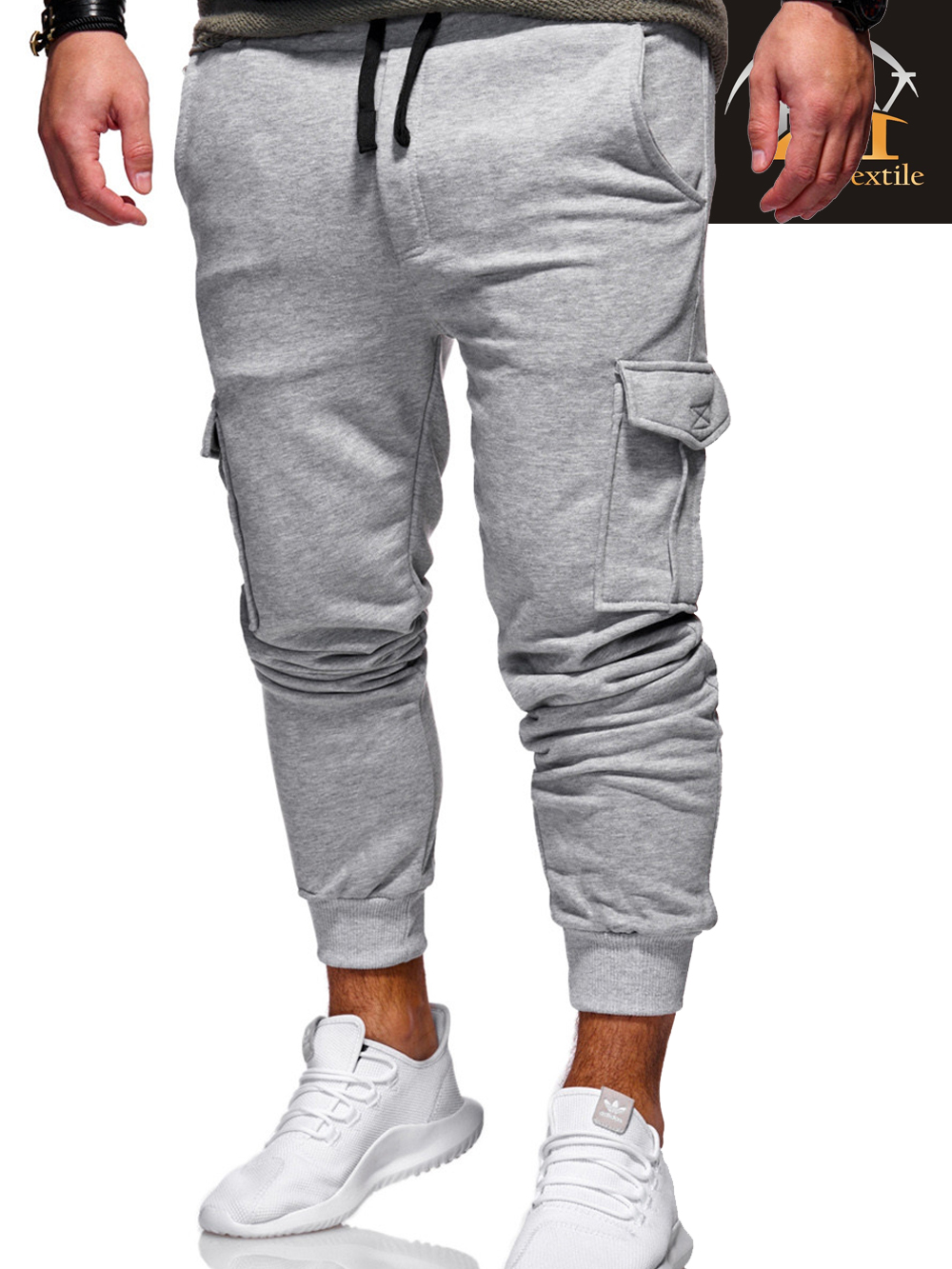 Grey 4 Pocket Cargo Trouser For Mens By Hy Textile