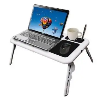 Portable Laptop Desk Bed Sofa Stand New Lapdesk Adjustable Folding