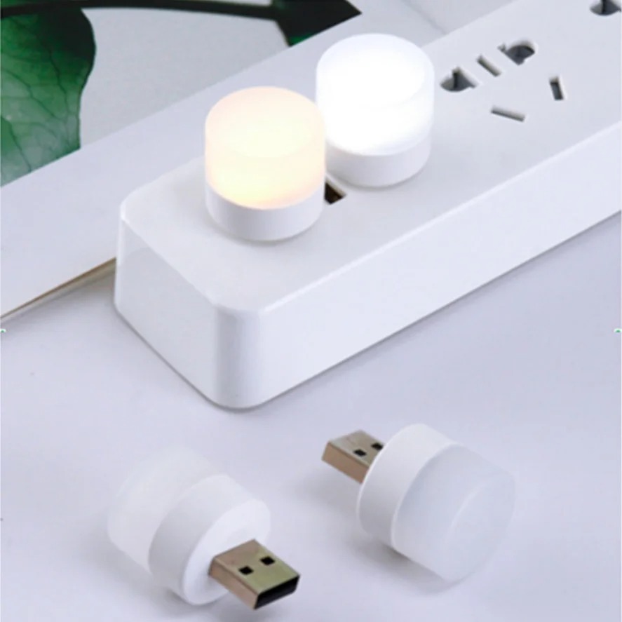 USB Mini LED Night Bulb LED Light Night Light Universal for Laptops Power banks Mobile Chargers & Other USB supported (Pack of 1/10Pcs)