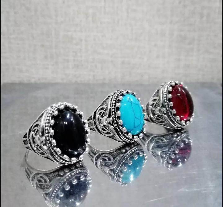 Pack of 3 Turkish Design Rings For Men