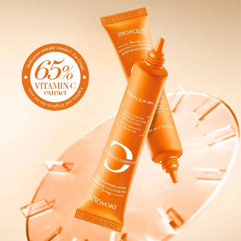 Bioaqua Multi-Active Vitamin C Eye Cream – 20g | Brightening & Nourishing
