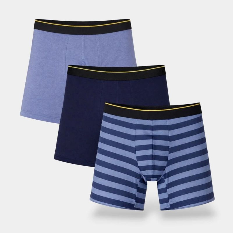 Savys - Men Long Leg Boxers  - Underwear For Boy - Super Soft Breathable Fabric - Undergarments - Perfect Blend Of softness & stretch - Underwear For Mens - Moisture Wicking & Body Adaptive Fit - For All Day Comfort